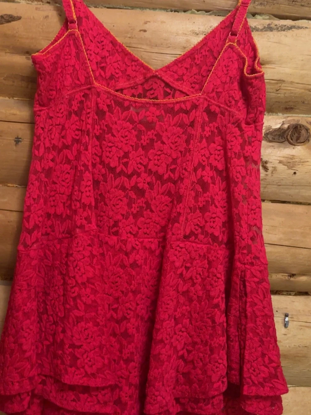 Free People hot pink slip